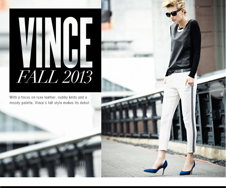 A favorite of celebrities, Vince apparel is a collection of contemporary fashion clothing for women. Fabulous #knits, #silks from tops, pants to jackets